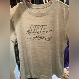 Womens baseball/softball medium nike softball tshirt.Good condition